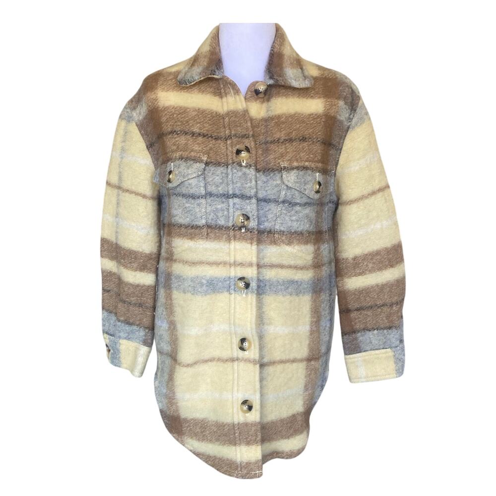 Aritzia Wilfred Free The Ganna Shirt Jacket Shacket Size 2XS Oversize